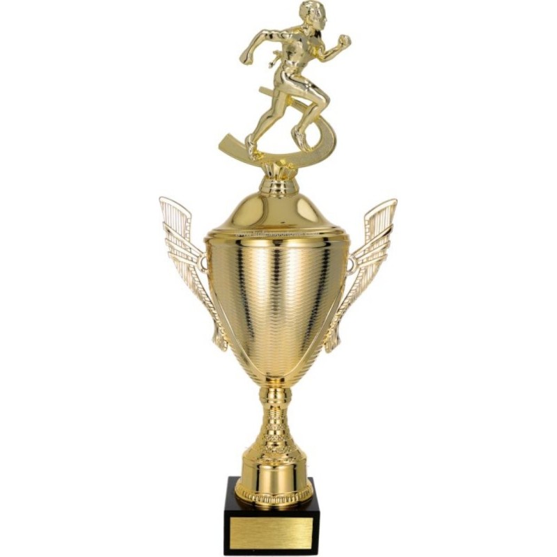 Puchar NT733 z figurką biegacz biegi