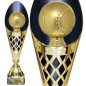 Nowoczesny puchar Baseball ażurowy z czarnym wnętrzem i tabliczką gratis Nowoczesny puchar Baseball ażurowy z czarnym wnętrzem i tabliczką gratis