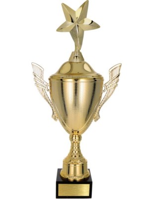 złoty Puchar z figurką uniwersalne - trofeum do twojej dyscypliny