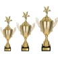 Komplet pucharów NT733 z figurką gwiazda uniwersalne 45-39-34 cm