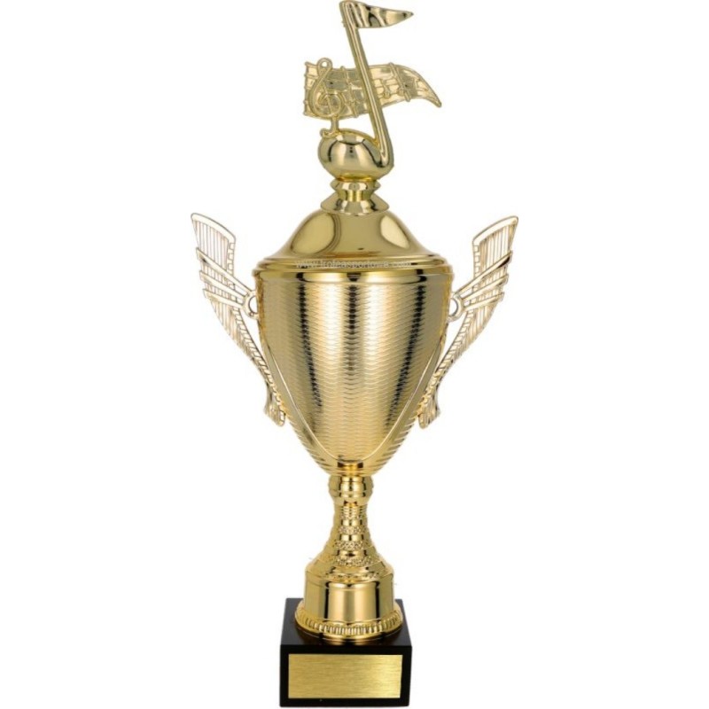 Puchar NT733 z figurką nuta muzyka