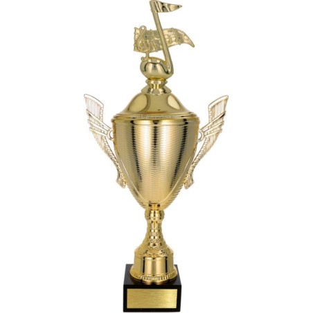 złoty Puchar z figurką muzyka - trofeum do twojej dyscypliny
