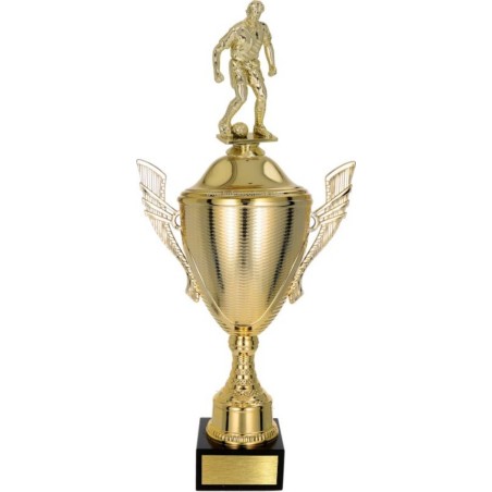 złoty Puchar z figurką piłka nożna - trofeum do twojej dyscypliny