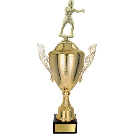 złoty Puchar z figurką boks - trofeum do twojej dyscypliny