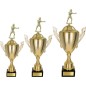 Komplet pucharów NT733 z figurką bokser boks 49-43-38 cm