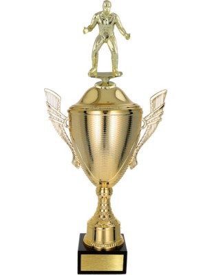 złoty Puchar z figurką judo - trofeum do twojej dyscypliny