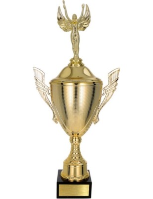 złoty Puchar z figurką uniwersalne - trofeum do twojej dyscypliny