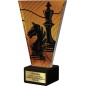 Szklana Statuetka szachy z Grawerem | Nowoczesne Trofeum Sportowe i Biznesowe