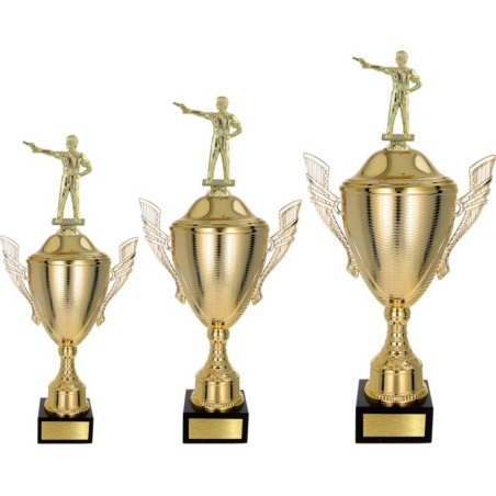 Puchar NT733 z figurką strzelec pistolet strzelectwo