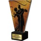 Szklana Statuetka taniec klasyczny z Grawerem | Nowoczesne Trofeum Sportowe i Biznesowe