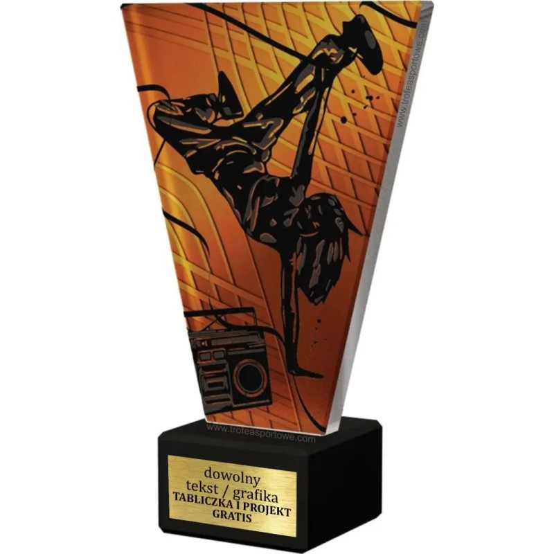 Szklana Statuetka breakdance z Grawerem | Nowoczesne Trofeum Sportowe i Biznesowe Szklana Statuetka breakdance z Grawerem | Nowoczesne Trofeum Sportowe i Biznesowe