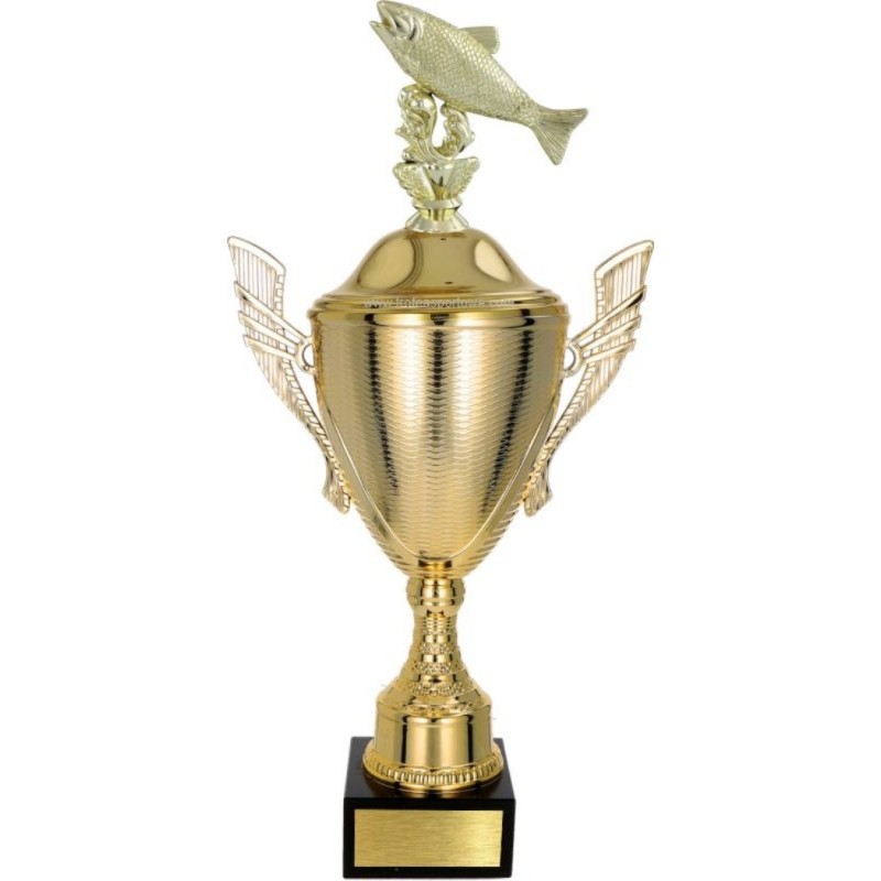 Puchar NT733 z figurką ryba wędkarstwo