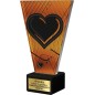 Szklana Statuetka z sercem z Grawerem | Nowoczesne Trofeum na podziękowanie gratulacje Szklana Statuetka z sercem z Grawerem | Nowoczesne Trofeum na podziękowanie gratulacje