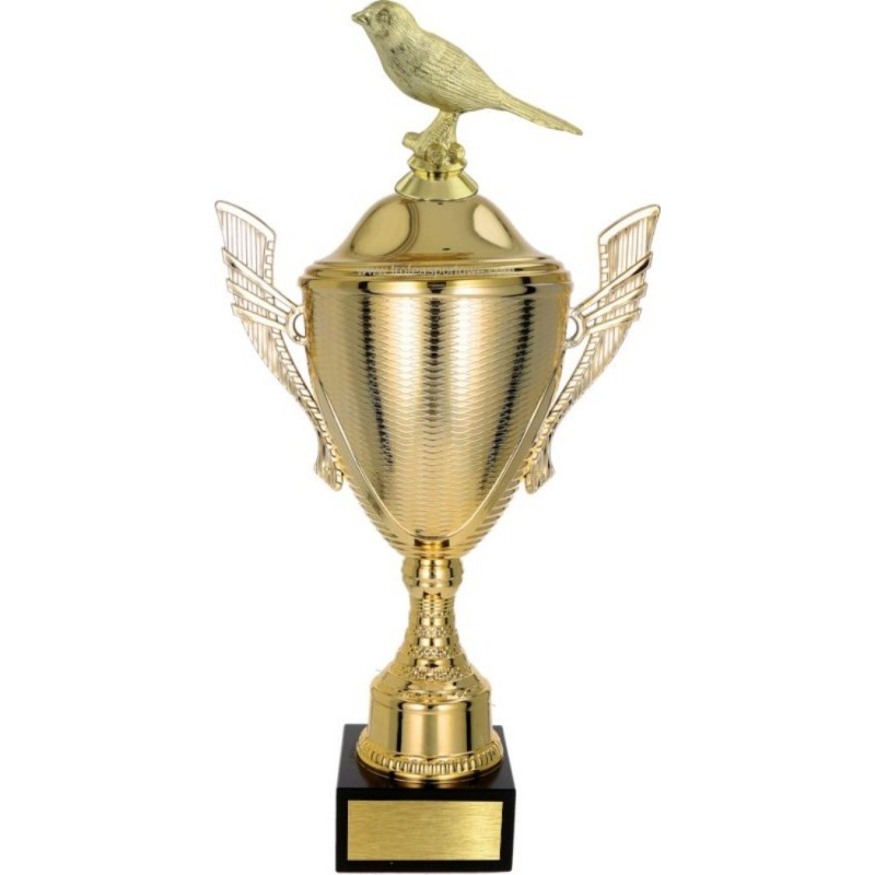 Puchar NT733 z figurką kanarek hodowla zwierząt