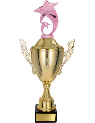 złoty Puchar z figurką uniwersalne - trofeum do twojej dyscypliny