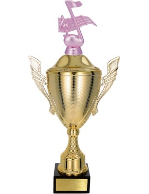 złoty Puchar z figurką muzyka - trofeum do twojej dyscypliny