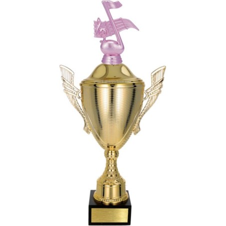 złoty Puchar z figurką muzyka - trofeum do twojej dyscypliny