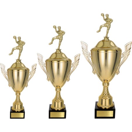 Puchar NT733 z figurką szczypiornista piłka ręczna