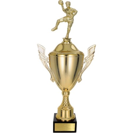 złoty Puchar z figurką piłka ręczna - trofeum do twojej dyscypliny