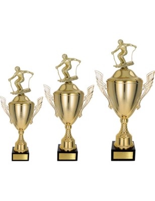 Puchar NT733 z figurką narciarz narciarstwo