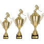 Zestaw pucharów NT733 z figurką hokeista hokej 45-39-34 cm