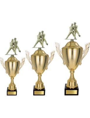 Puchar NT733 z figurką zapaśnika judo