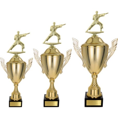 Puchar NT733 z figurką karateka karate