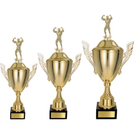 Puchar NT733 z figurką kulturysta kulturystyka