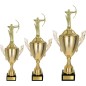 Zestaw pucharów NT733 z figurką łucznik łucznictwo 56-50-45 cm