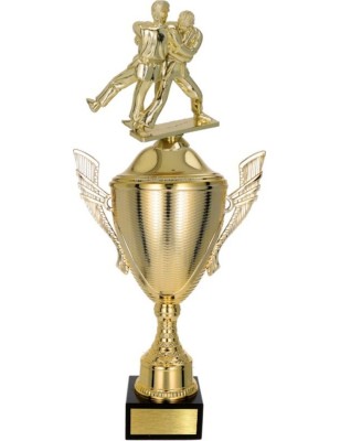 złoty Puchar z figurką judo - trofeum do twojej dyscypliny