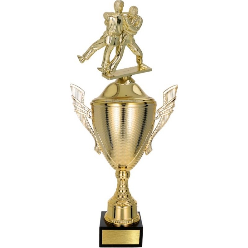 Puchar NT733 z figurką judoka judo