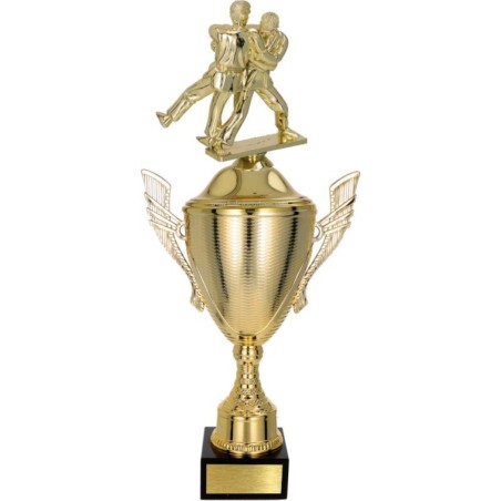 złoty Puchar z figurką judo - trofeum do twojej dyscypliny