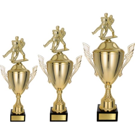 Puchar NT733 z figurką judoka judo