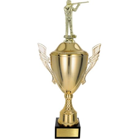 złoty Puchar z figurką myślistwo - trofeum do twojej dyscypliny