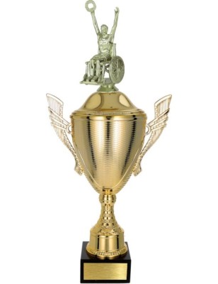 złoty Puchar z figurką niepełnosprawność - trofeum do twojej dyscypliny