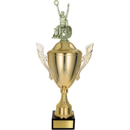 złoty Puchar z figurką niepełnosprawność - trofeum do twojej dyscypliny