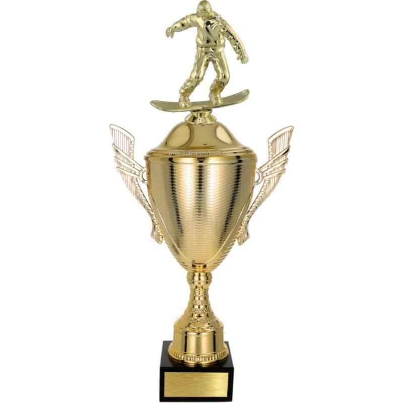 Puchar NT733 z figurką snowboardzista snowboard