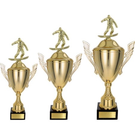 Puchar NT733 z figurką snowboardzista snowboard