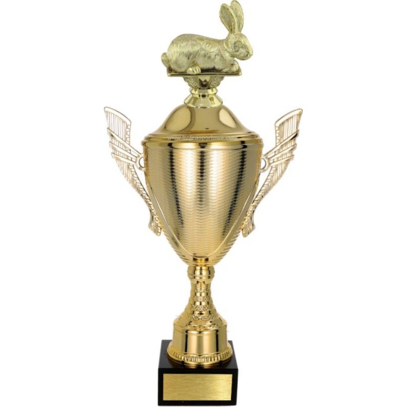 Puchar NT733 z figurką królik hodowla zwierząt