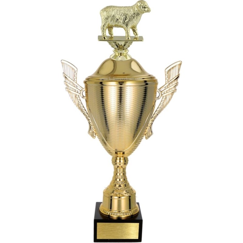 Puchar NT733 z figurką owca hodowla zwierząt