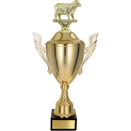 złoty Puchar z figurką hodowla zwierząt - trofeum do twojej dyscypliny