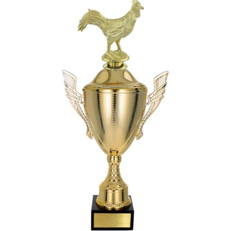 Puchar NT733 z figurką kogut hodowla zwierząt