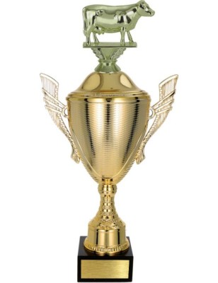 złoty Puchar z figurką hodowla zwierząt - trofeum do twojej dyscypliny