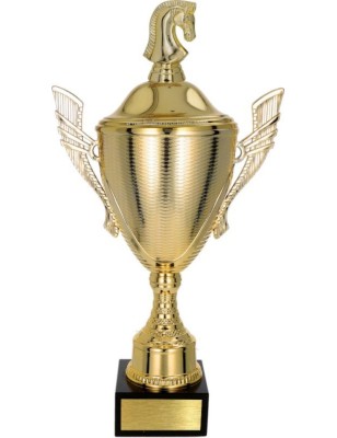 złoty Puchar z figurką szachy - trofeum do twojej dyscypliny