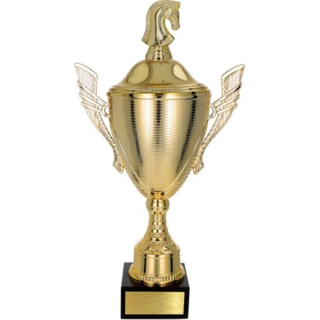 złoty Puchar z figurką szachy - trofeum do twojej dyscypliny