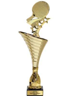 Złoty puchar z figurką tenis stołowy - NT1000 puchar tematyczny z dyscypliną