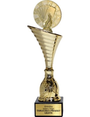 Złoty puchar z figurką gry karciane- NT1000 puchar tematyczny z dyscypliną