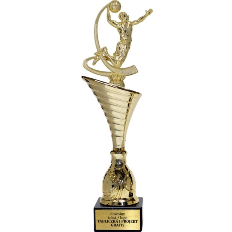 Puchar NT1000 z figurką koszykarz koszykówka