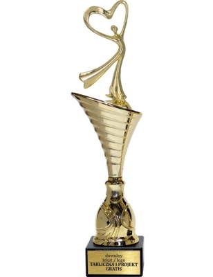 Złoty puchar z figurką taniec - NT1000 puchar tematyczny z dyscypliną