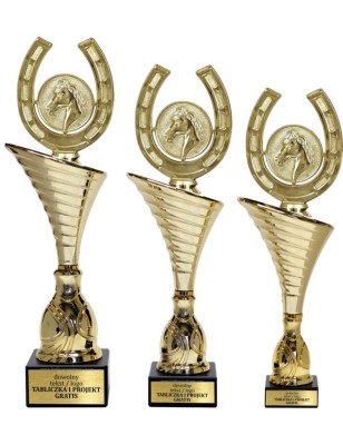 Puchar NT1000 z figurką podkowa jeździectwo